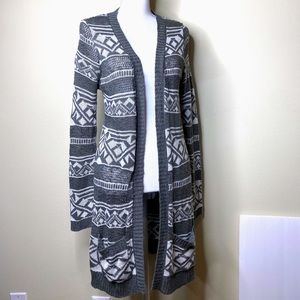 Pink Republic Cardigan Duster Open Sweater